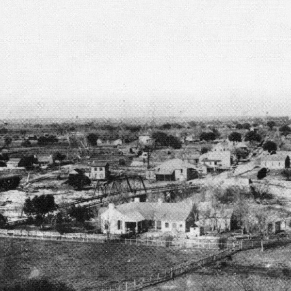 old photo of Round Rock
